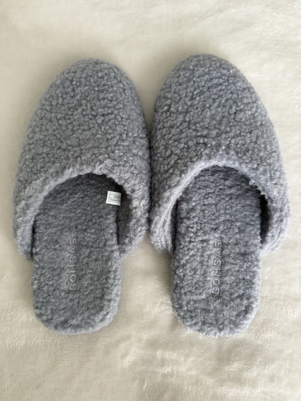 Bombas Women's Sunday Mule Slipper Size 6 Nimbus Gray